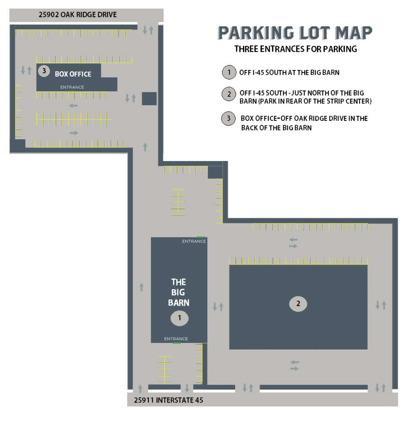 Dosey Doe Woodlands Seating Chart